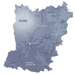 Le Pays d'Ernée est dans la Mayenne